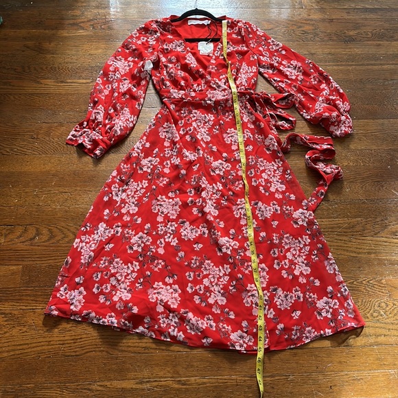 NWT Fame & Partners Evelyn floral wrap dress - Picture 11 of 13